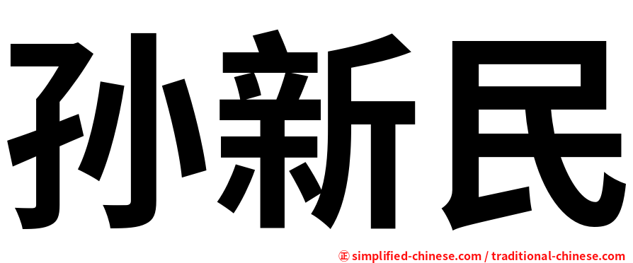 孙新民