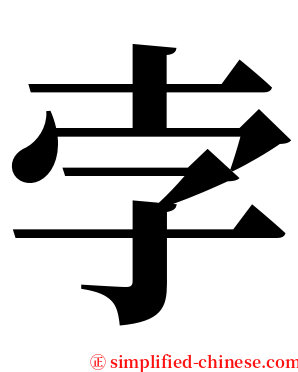 孛 serif font