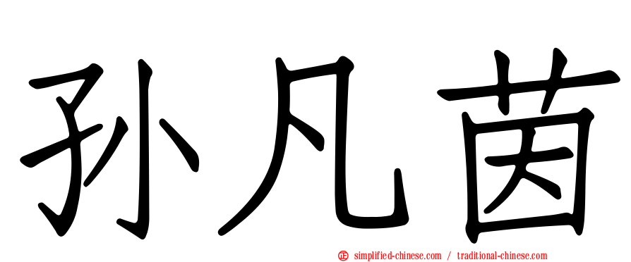 孙凡茵