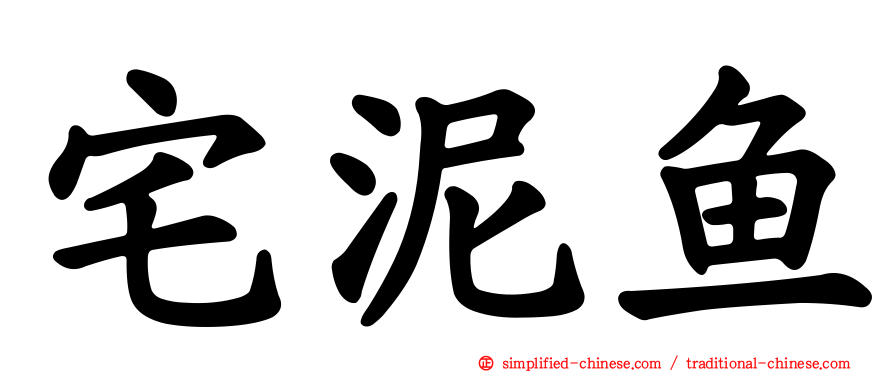 宅泥鱼