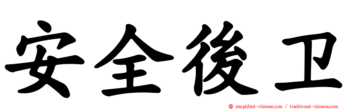 安全后卫