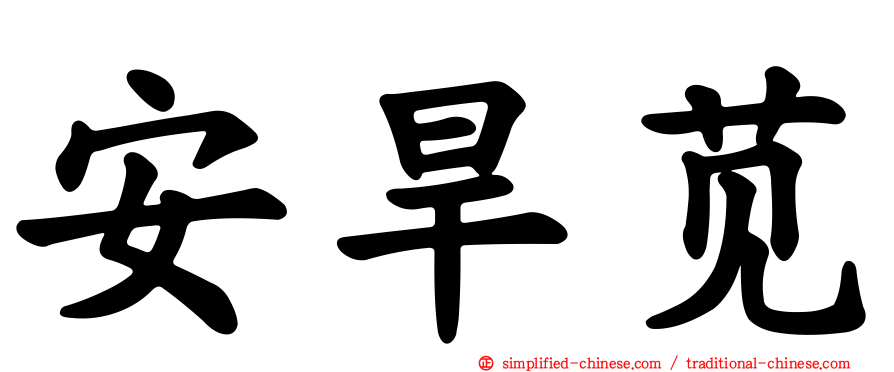安旱苋