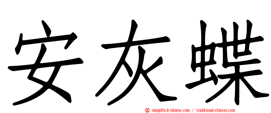 安灰蝶