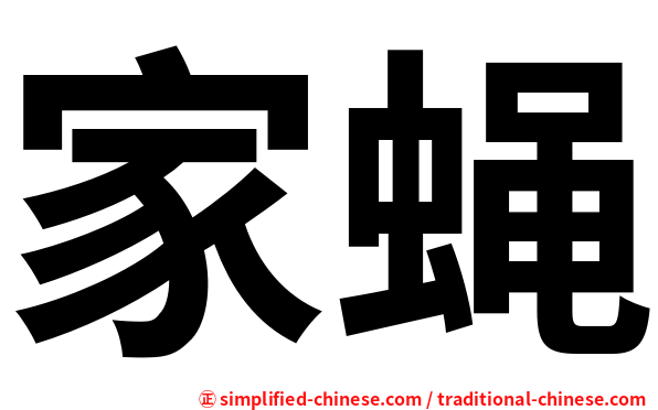 家蝇