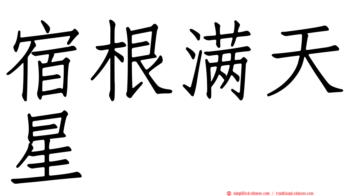 宿根满天星