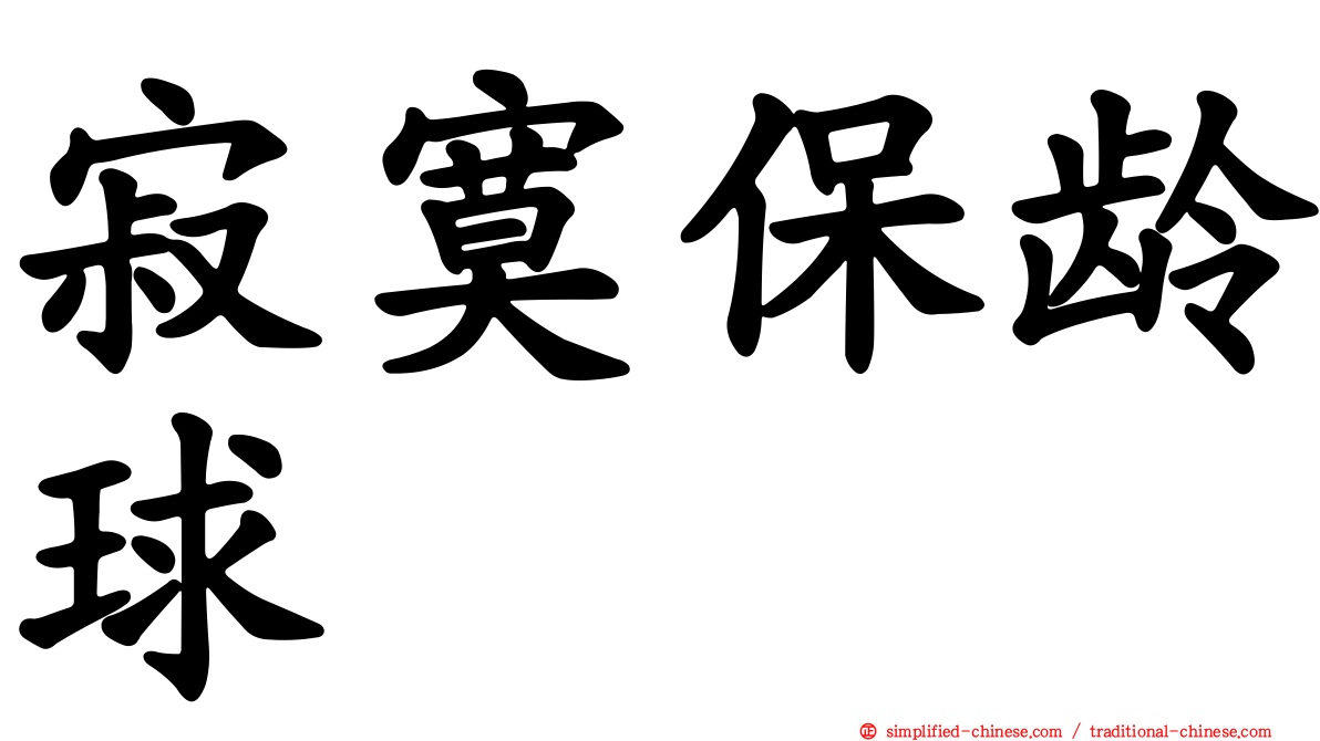 寂寞保龄球