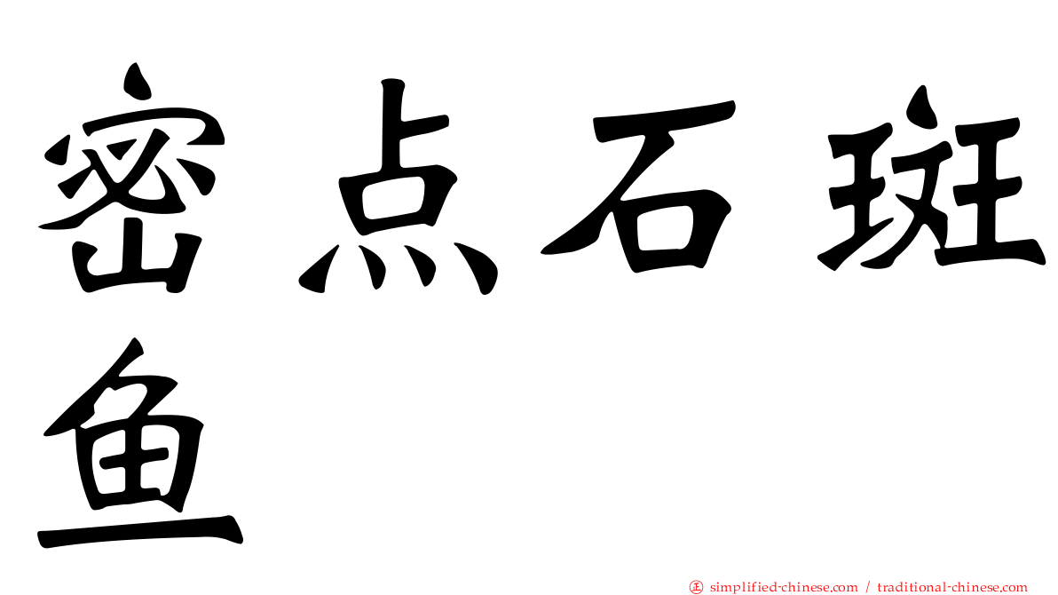 密点石斑鱼