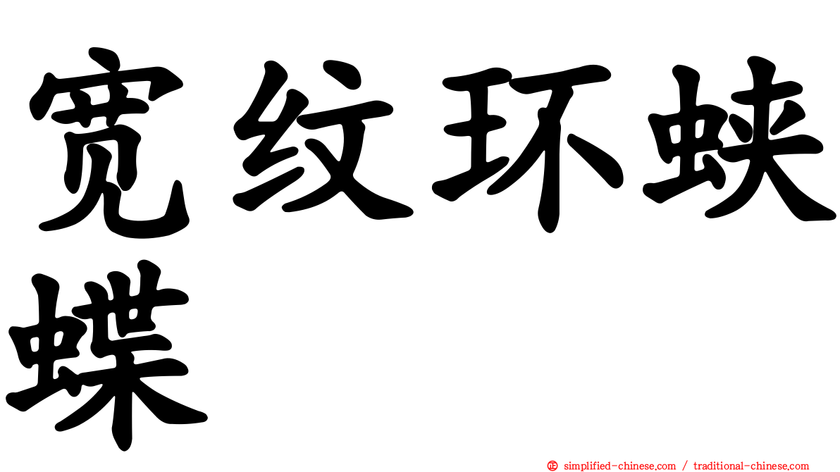 宽纹环蛱蝶
