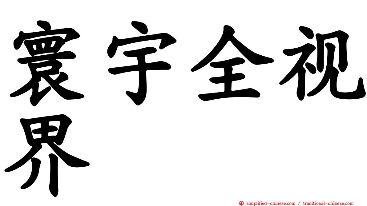 寰宇全视界