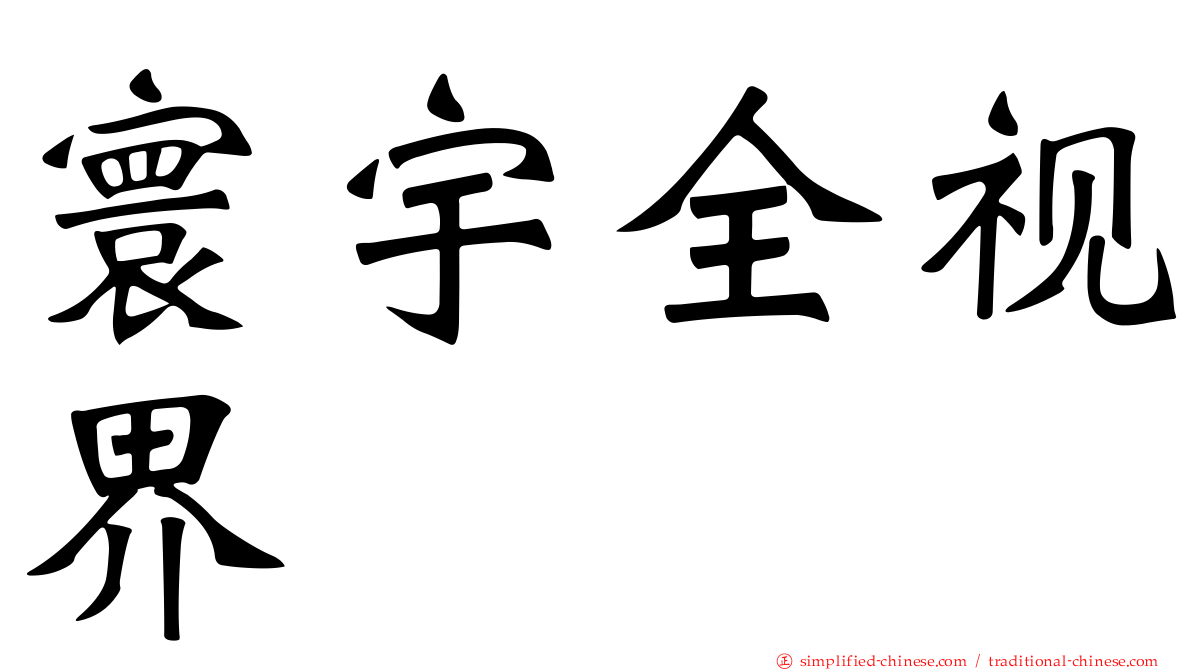 寰宇全视界