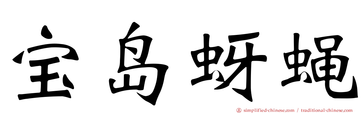 宝岛蚜蝇