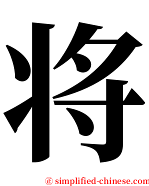 将 serif font