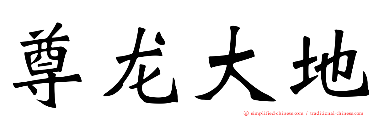 尊龙大地