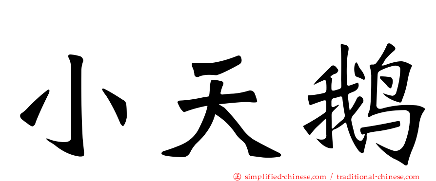 小天鹅