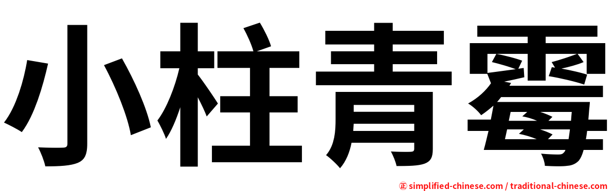 小柱青霉