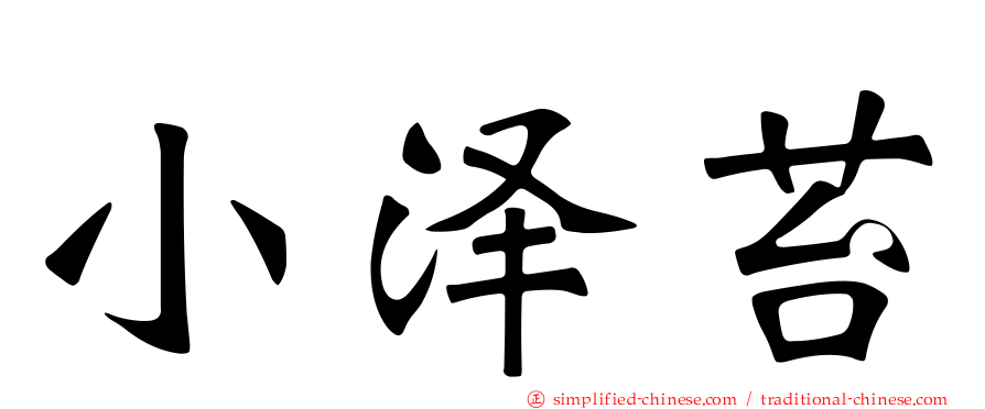 小泽苔