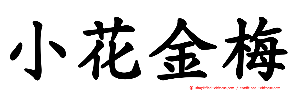 小花金梅