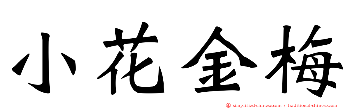 小花金梅