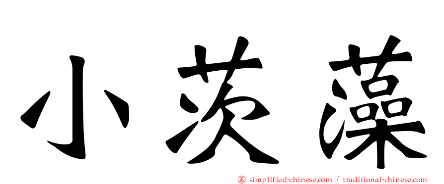 小茨藻