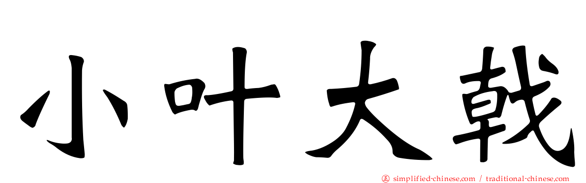小叶大戟
