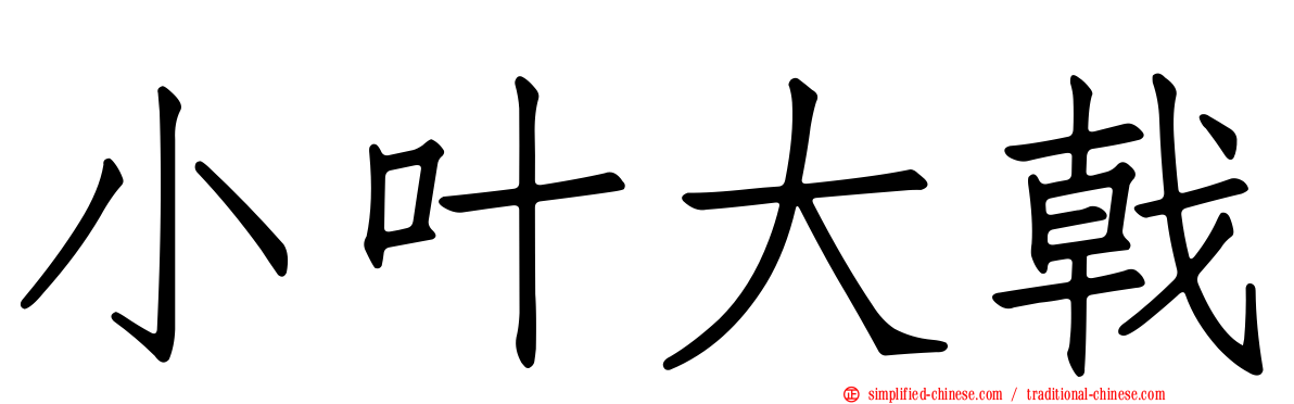 小叶大戟