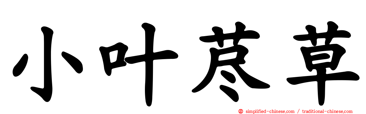 小叶荩草