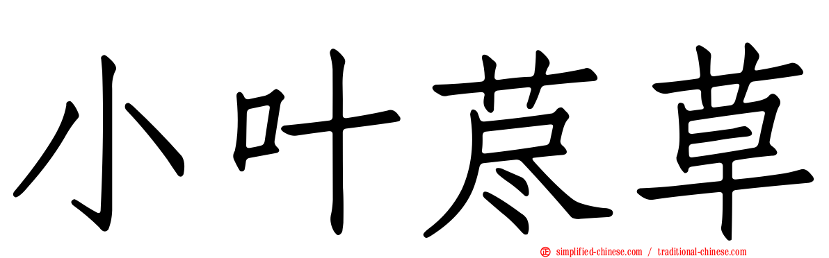 小叶荩草
