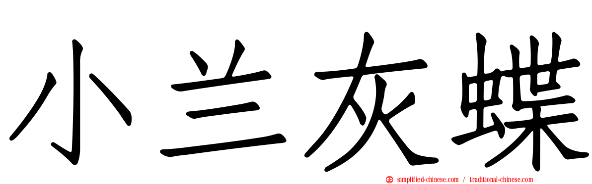 小兰灰蝶