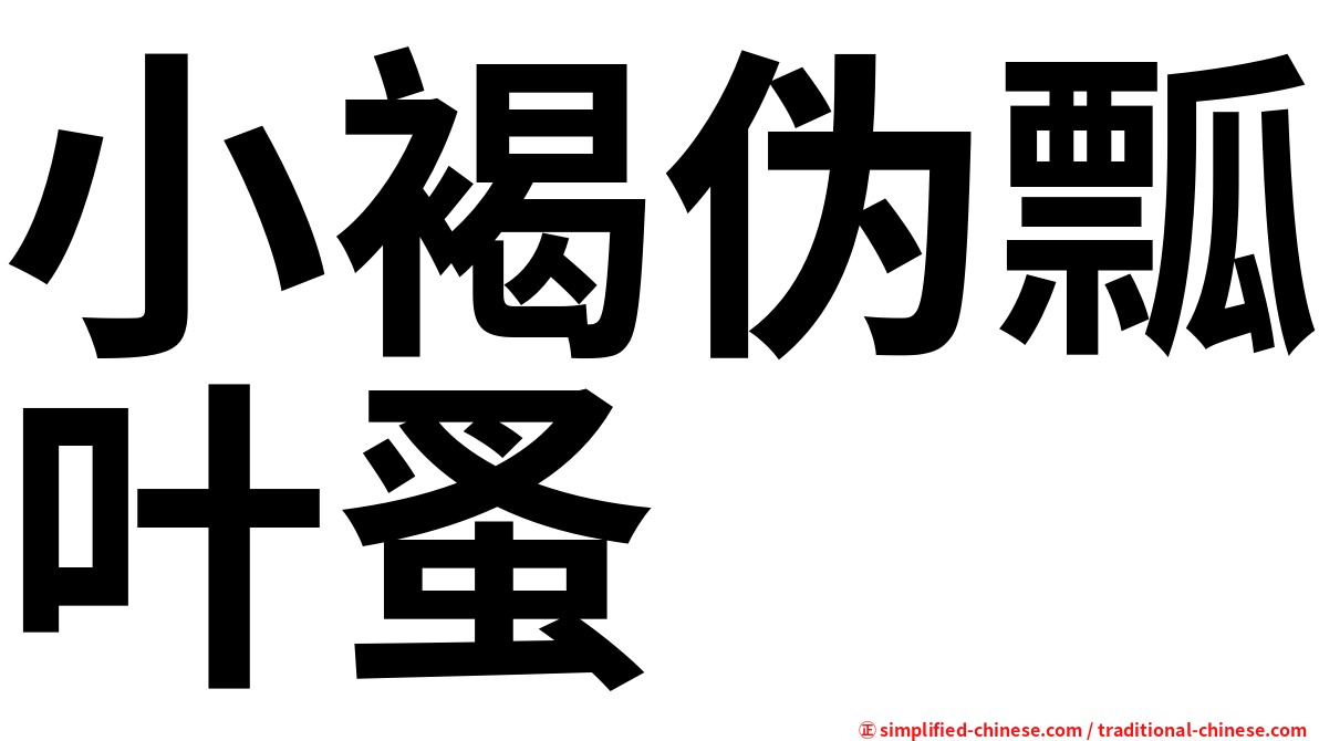 小褐伪瓢叶蚤