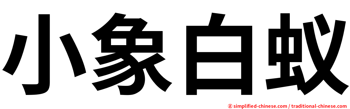 小象白蚁