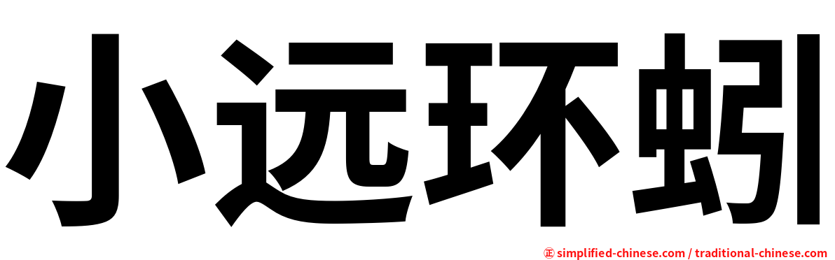 小远环蚓
