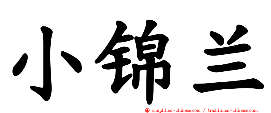 小锦兰