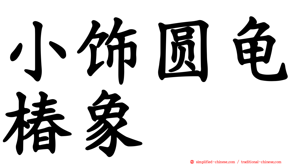 小饰圆龟椿象