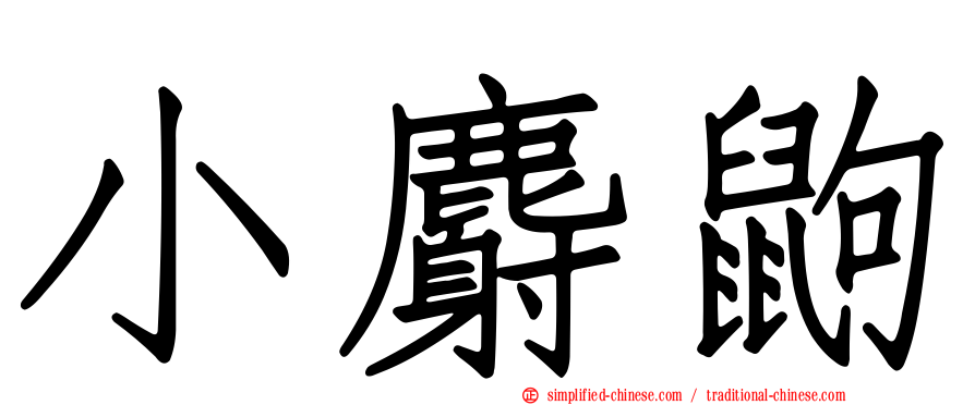 小麝鼩