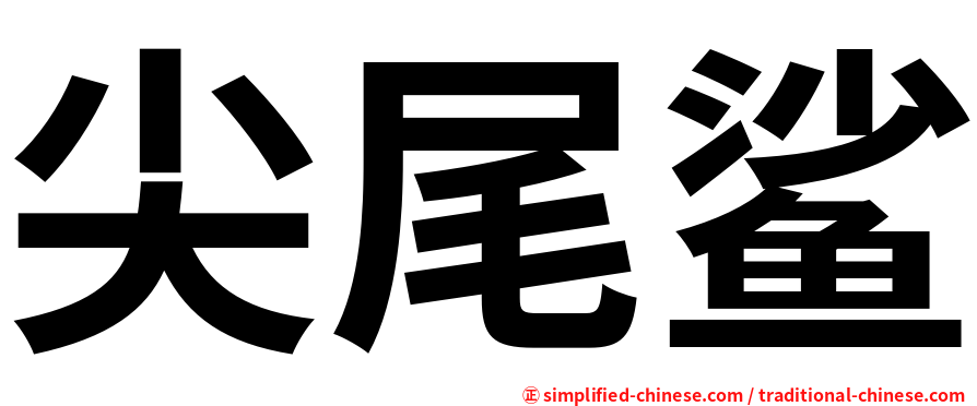 尖尾鲨