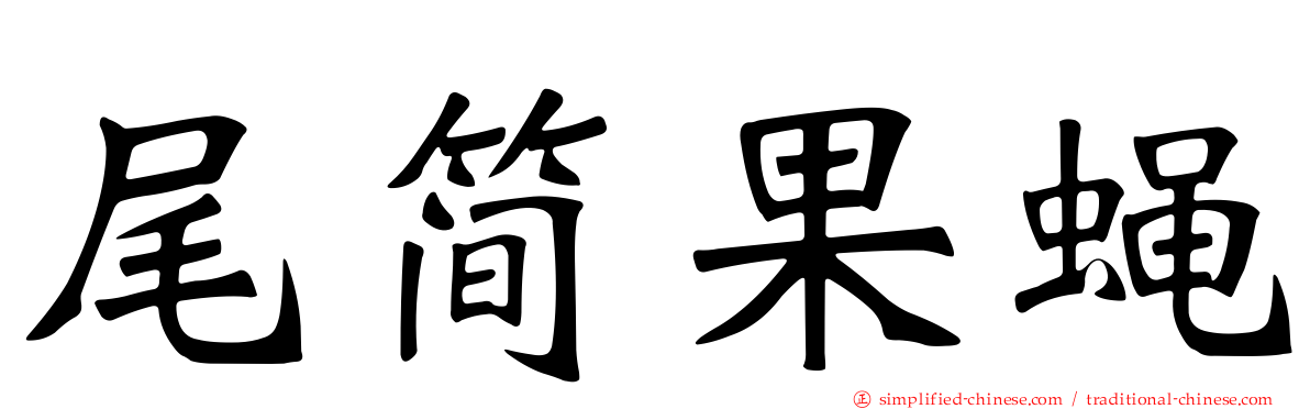 尾简果蝇