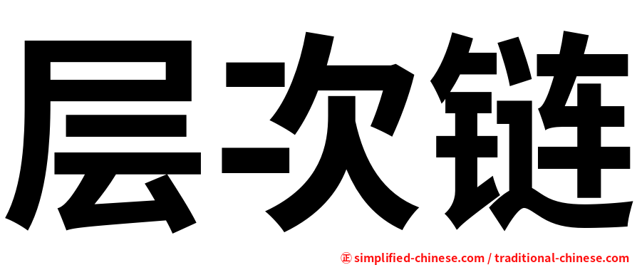 层次链