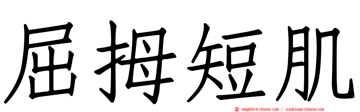 屈拇短肌