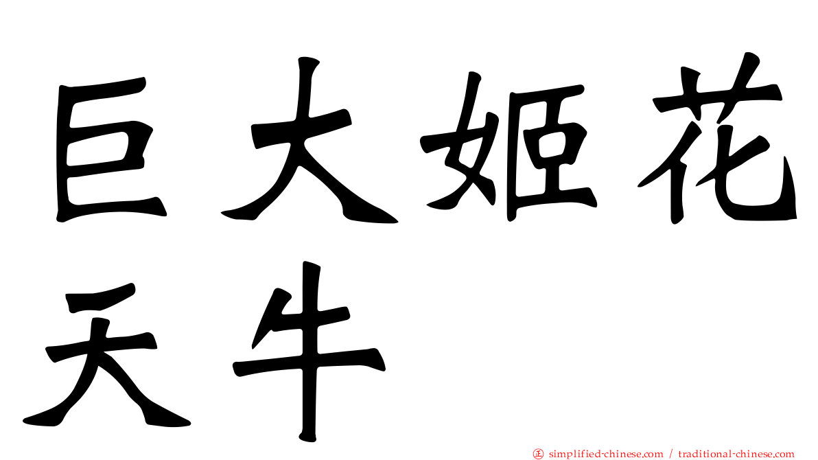 巨大姬花天牛