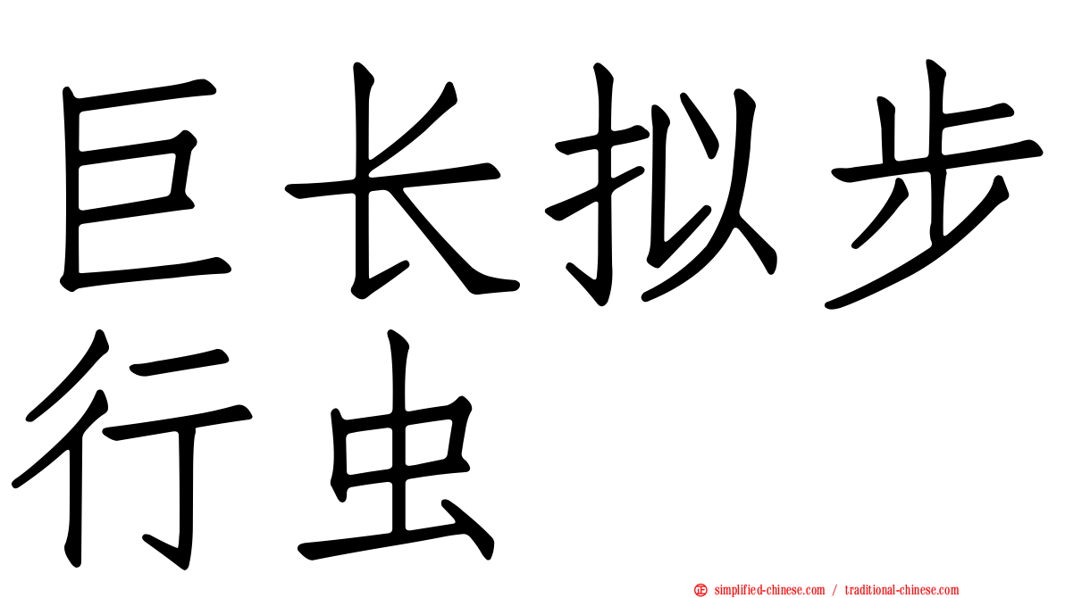 巨长拟步行虫