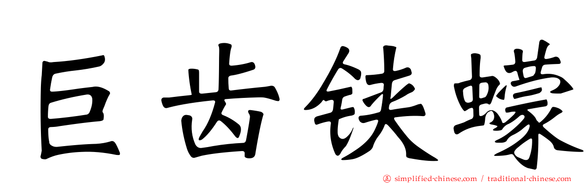巨齿铗蠓