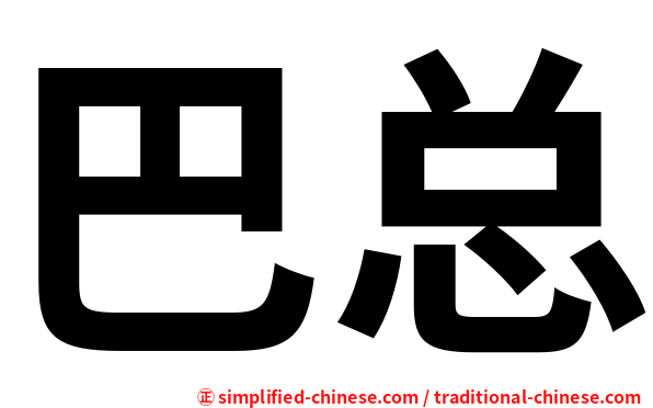 巴总