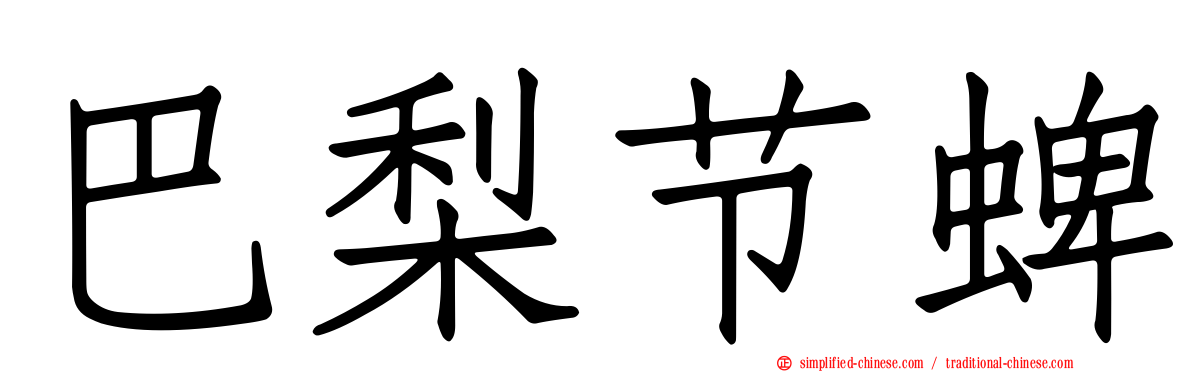 巴梨节蜱