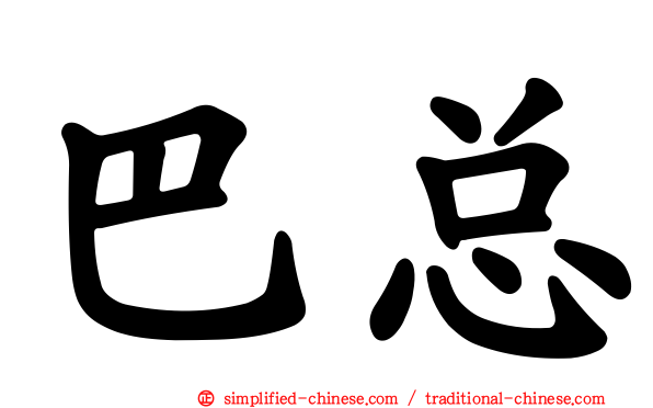 巴总