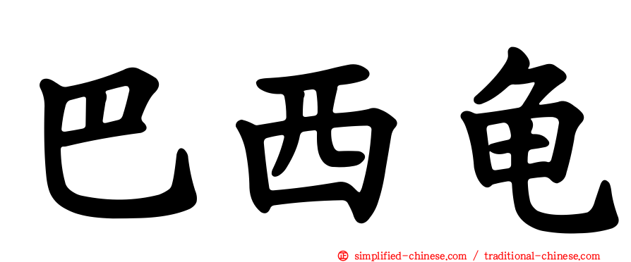 巴西龟