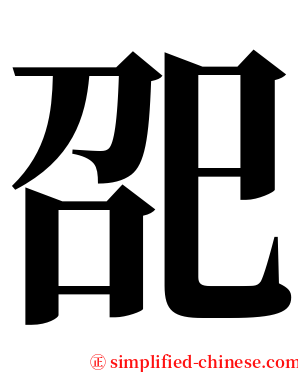 巶 serif font