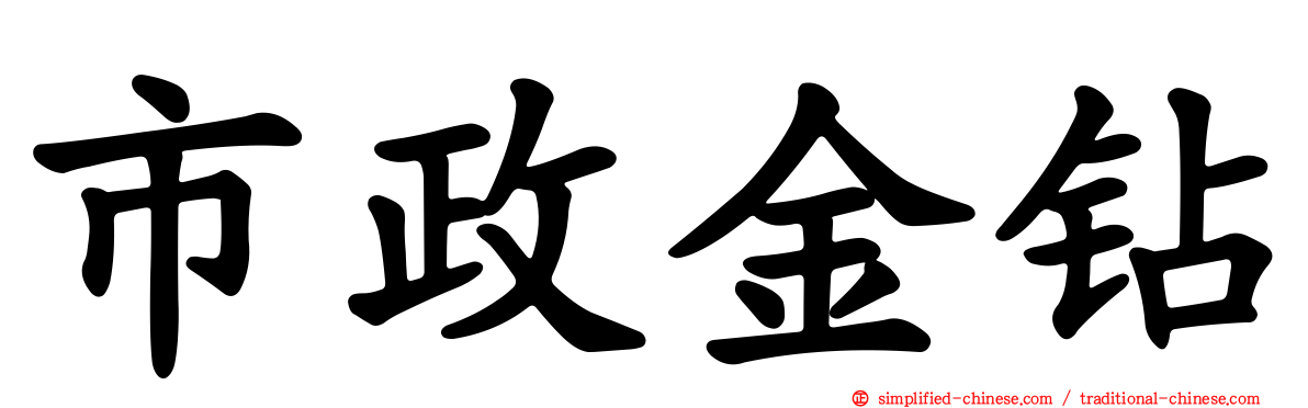 市政金钻