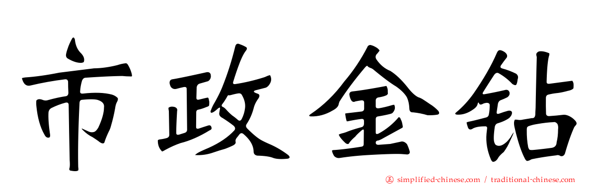 市政金钻
