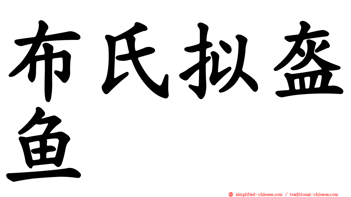 布氏拟盔鱼