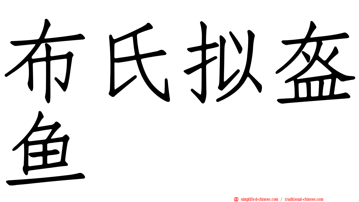布氏拟盔鱼
